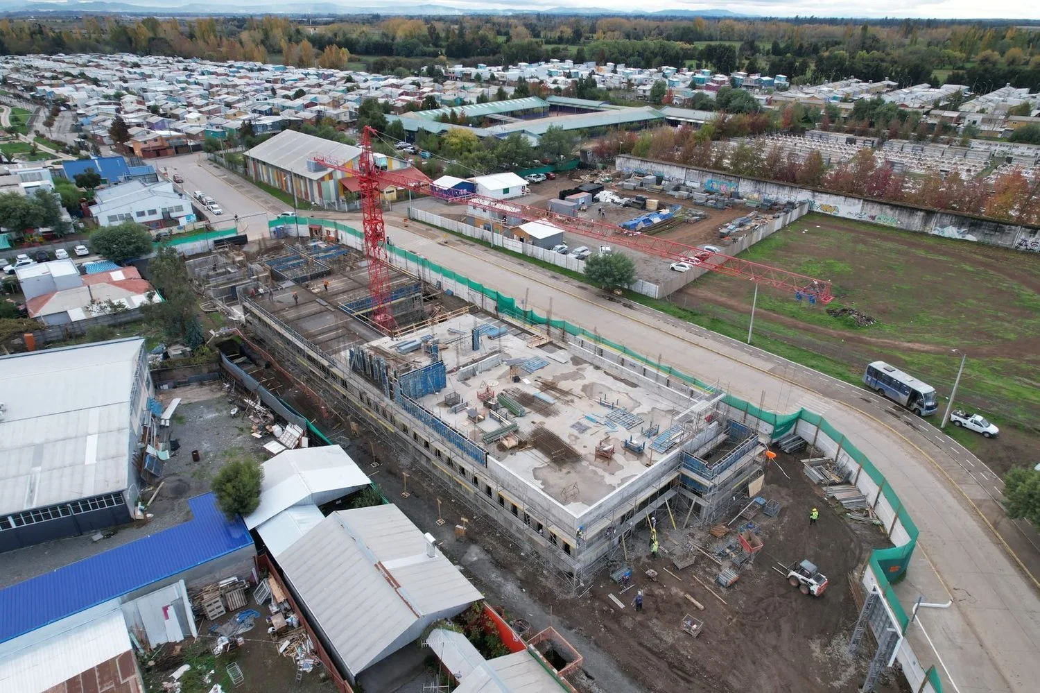 Construcción de Cesfam y SAR Dr. José Durán Trujillo de San Carlos supera el 28% de avance