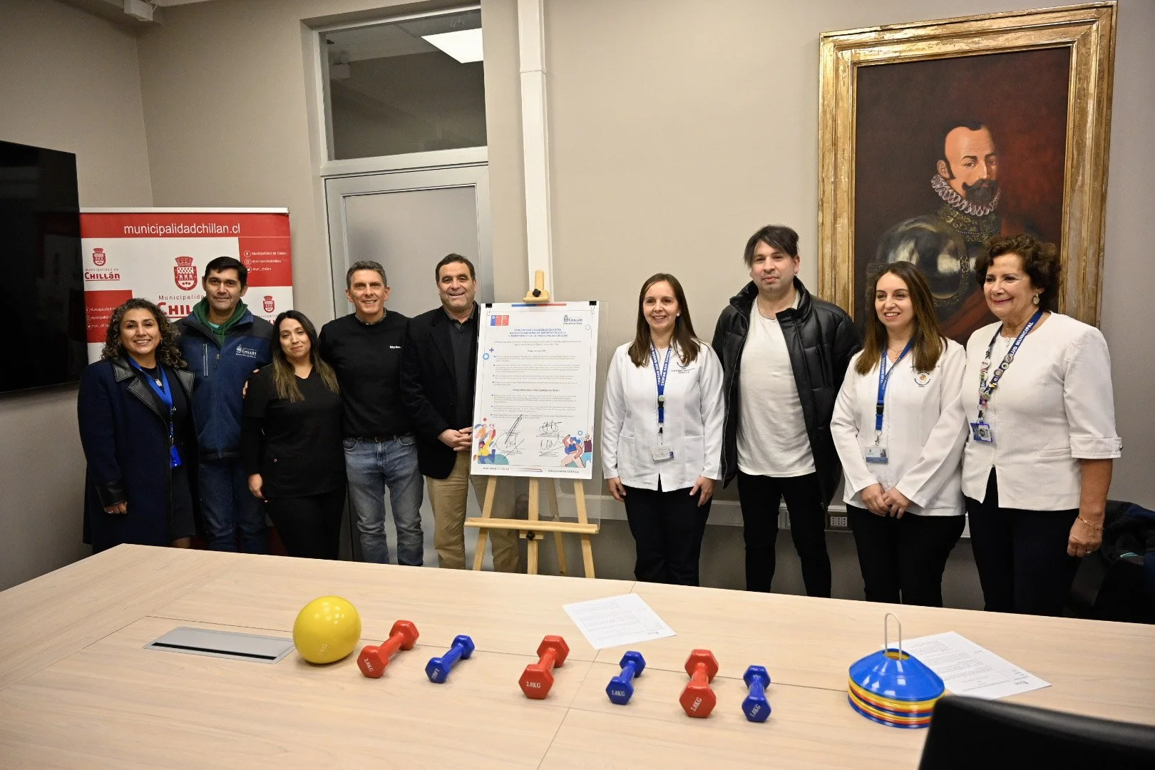 Municipalidad de Chillán e IND Ñuble firman convenio&nbsp;para promover la actividad física en usuarios/as con enfermedades cardiovasculares