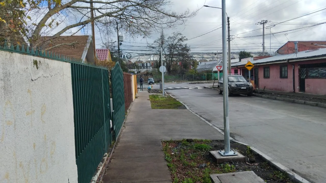 95% de avance registra uno de los proyectos más grandes de veredas de Chillán &nbsp;