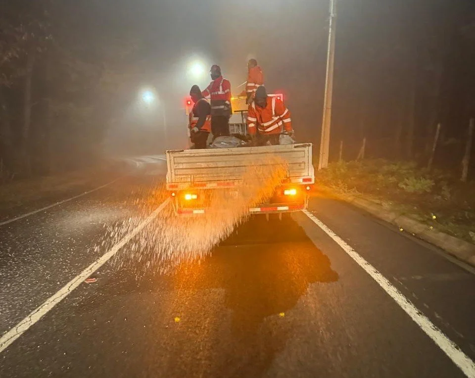 MOP coordinó acciones en rutas precordilleranas de Ñuble para evitar afectaciones por bajas temperaturas&nbsp;