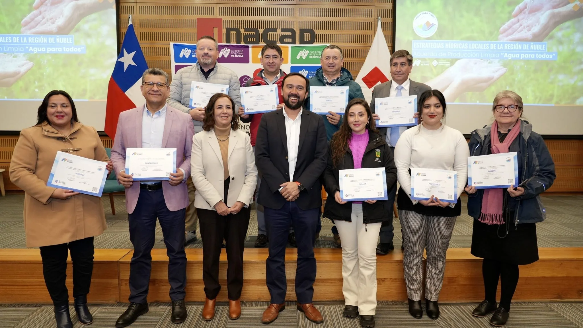 Ñuble avanza hacia la seguridad hídrica con entrega de Estrategias Hídricas a nueve comunas y la firma del Acuerdo “Agua para todos”