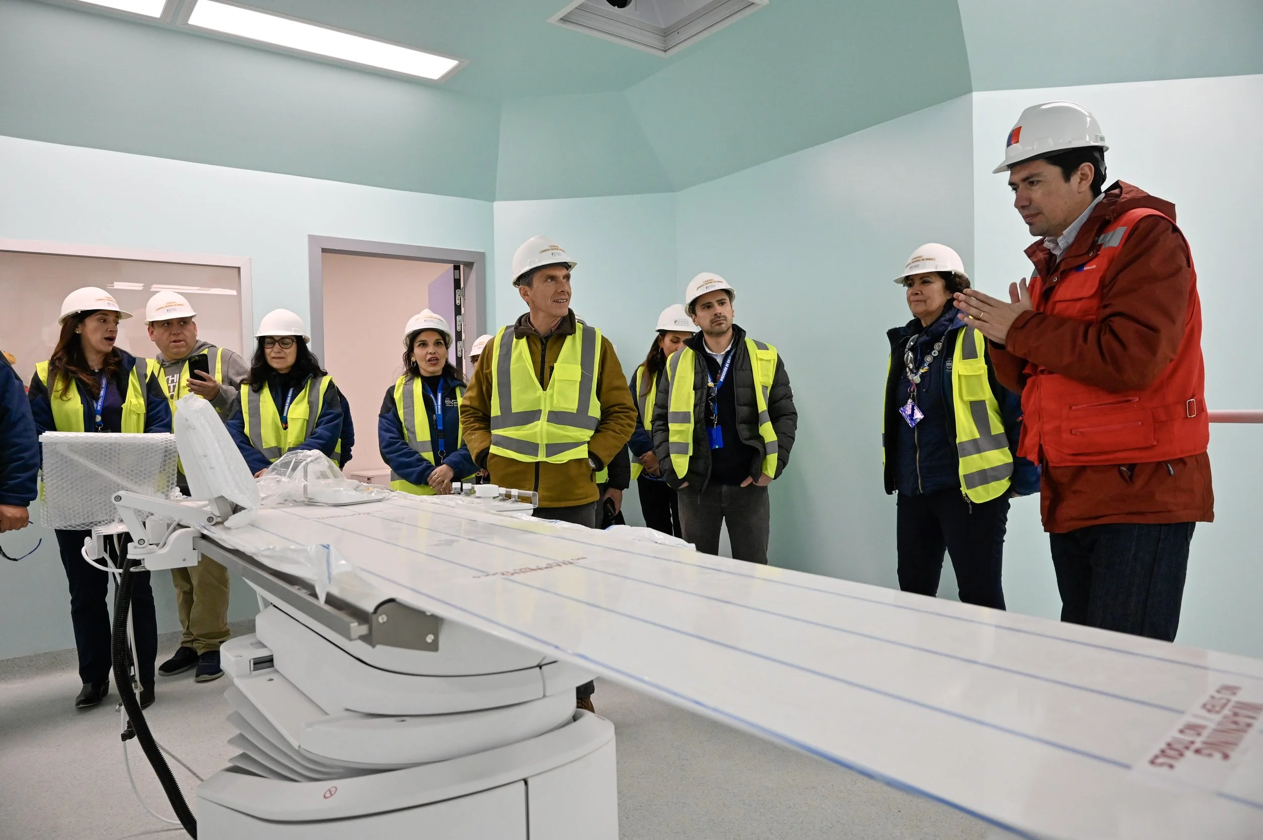 Alcalde Benavente constató el avance de las obras del nuevo Hospital Regional de Ñuble