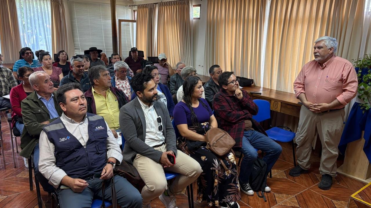 Agricultores de San Fabián participan en presentación de estudio de Prefactibilidad del canal asociado al futuro embalse Nueva La Punilla&nbsp;&nbsp;
