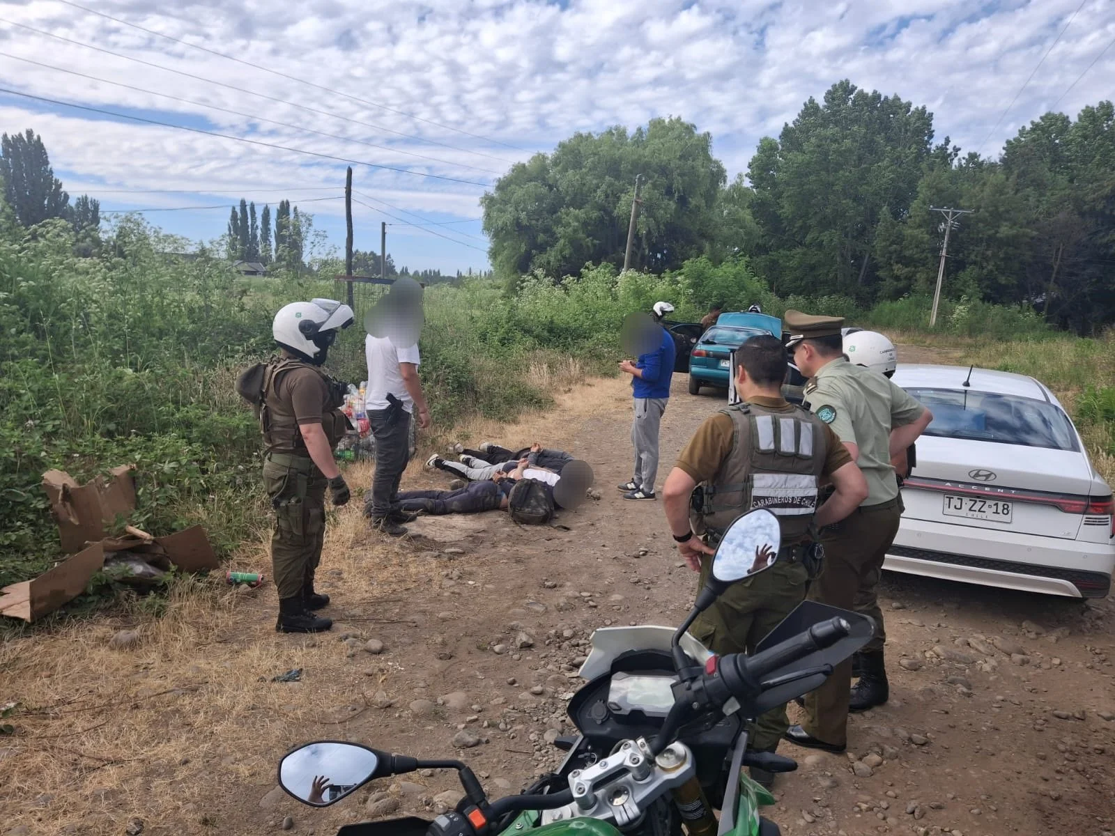 Carabineros detuvo a 5 sujetos en ronda focalizada en las comunas de Pinto, Chillán Viejo y Coihueco