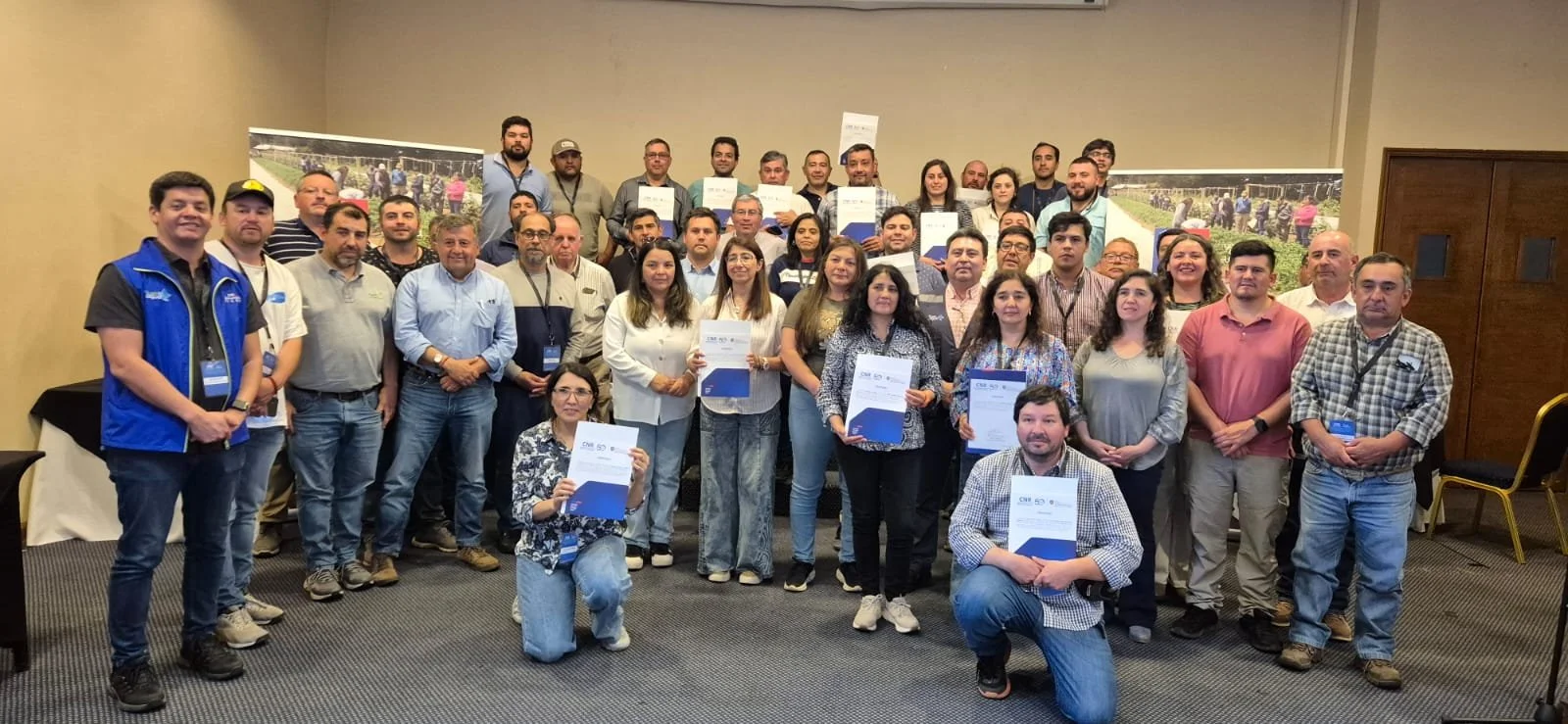 Agricultores de la zona Centro Sur participaron en capacitación sobre gestión del recurso hídrico impulsada por la Comisión de Riego Nacional