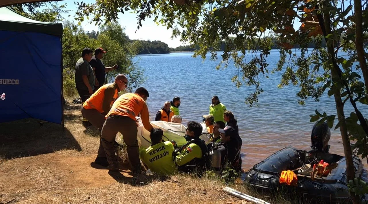 Con robot Subacuático: Carabineros del GOPE Ñuble ubicó y extrajo cuerpos de personas extraviadas en Embalse Coihueco