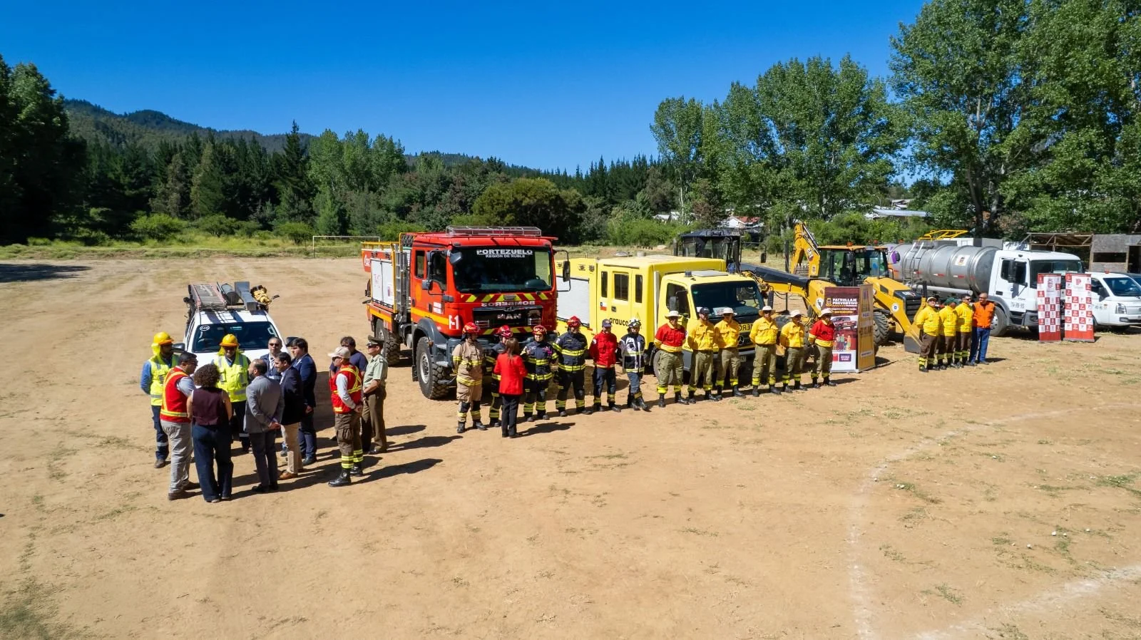 Municipalidad de Portezuelo refuerza prevención de incendios forestales junto a CONAF y Subsecretaría de Gobierno&nbsp;&nbsp;