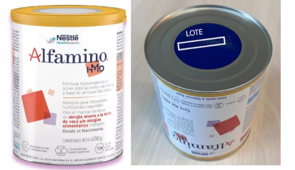SERNAC informa sobre alerta de seguridad alimentaria por Leche en Polvo Infantil Alfamino
