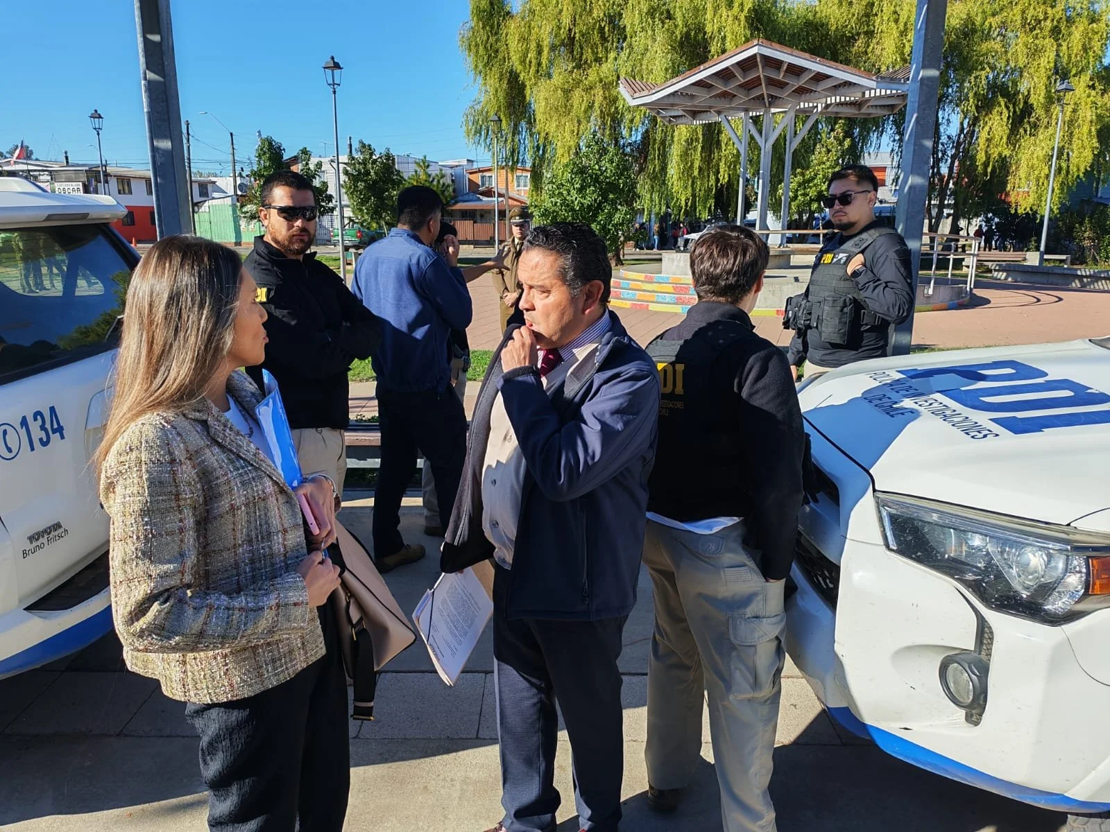 Fiscalía realiza reconstitución de escena por homicidio de hombre en San Carlos