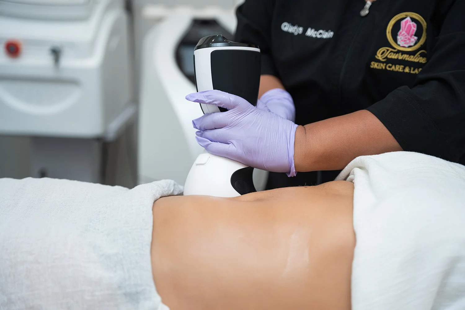 Non-surgical body contouring in Tomball TX at Tourmaline Skin Care and Laser