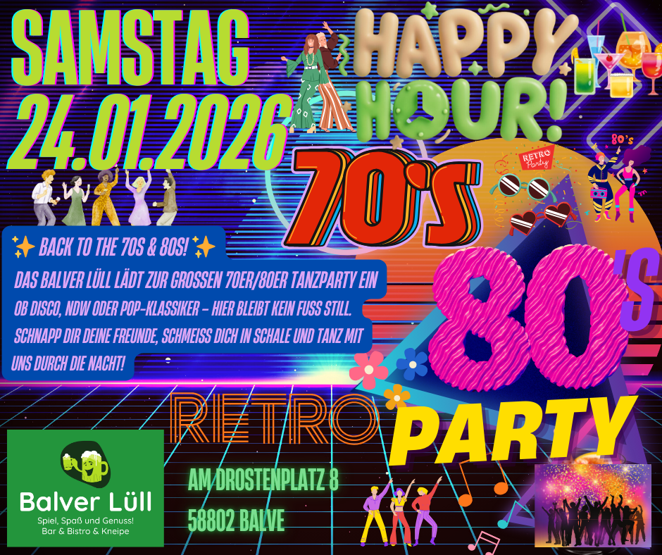 70er 80er Party