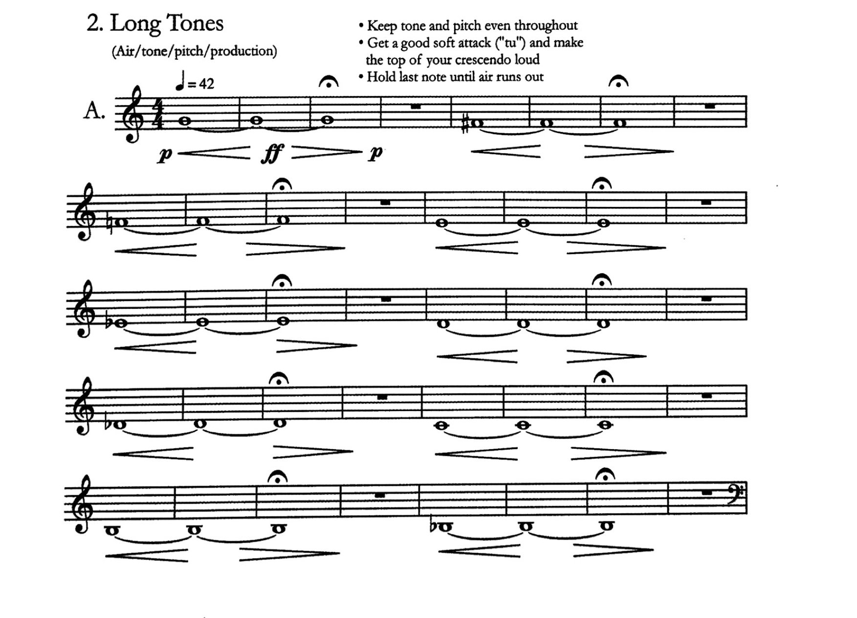 Long Tones