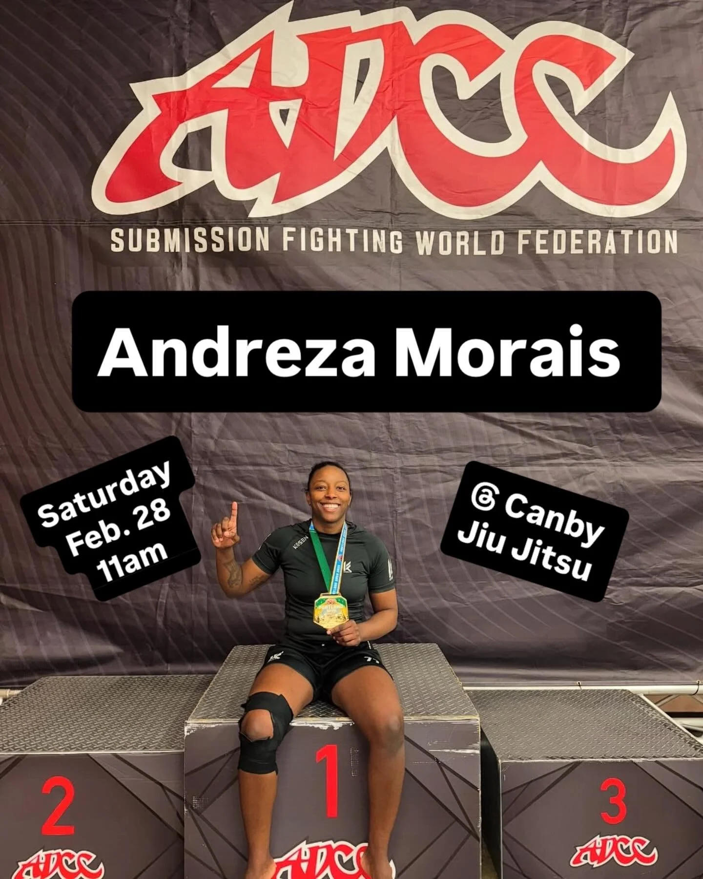 🪱🔥 Worm Guard Seminar w/ Andreza Morais 🔥🪱

Join us Saturday, Feb. 28th at 11:00 AM at Canby Jiu Jitsu for a deep dive into Worm Guard with Professor Andreza Morais!

✅ All affiliations welcome
✅ Great for anyone wanting to level up their lapel g