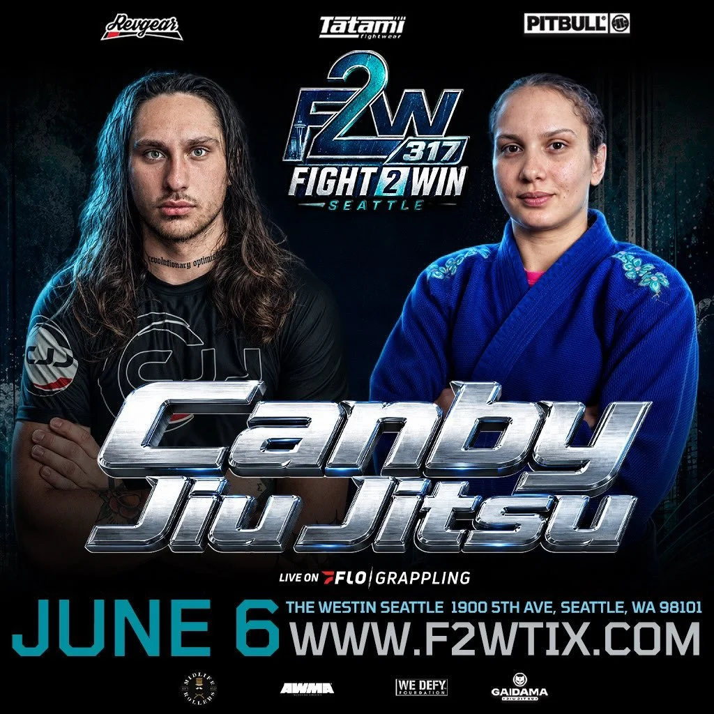 Come watch Canby Jiu Jitsu TOMORROW Saturday @f2wbjj 317 Seattle
Get tickets www.f2wtix.com or watch @flograppling thanks for the support