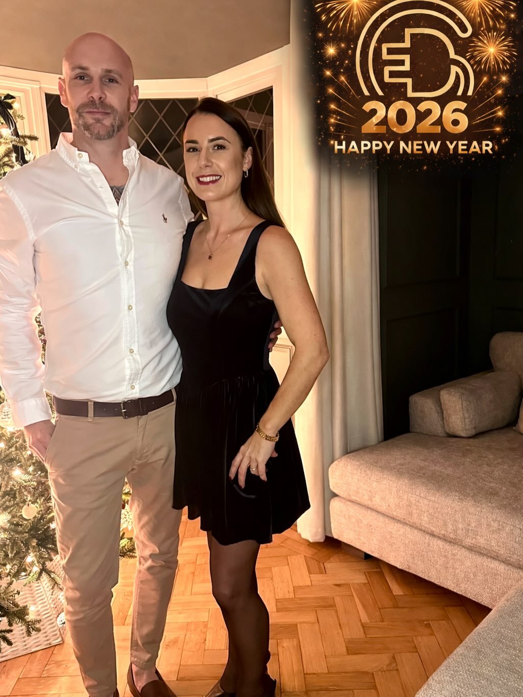 Happy new year to all 🥂. 

We didn&rsquo;t manage to get a Xmas team photo this year unfortunately so here is one of Mr&amp;Mrs RWE. 

Looking forward to seeing all our existing and hopefully many new clients in 2026.