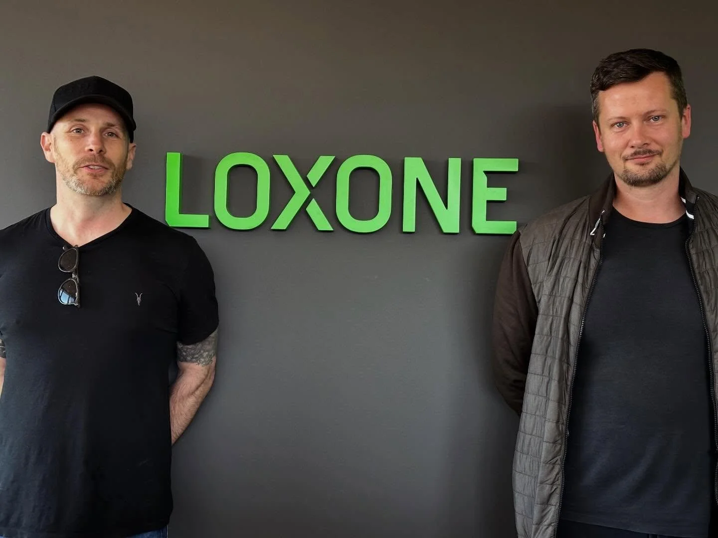 Congratulations to Richard (Director) and Shaun (projects manager) for completing their weeks foundation training at @loxone 🤝