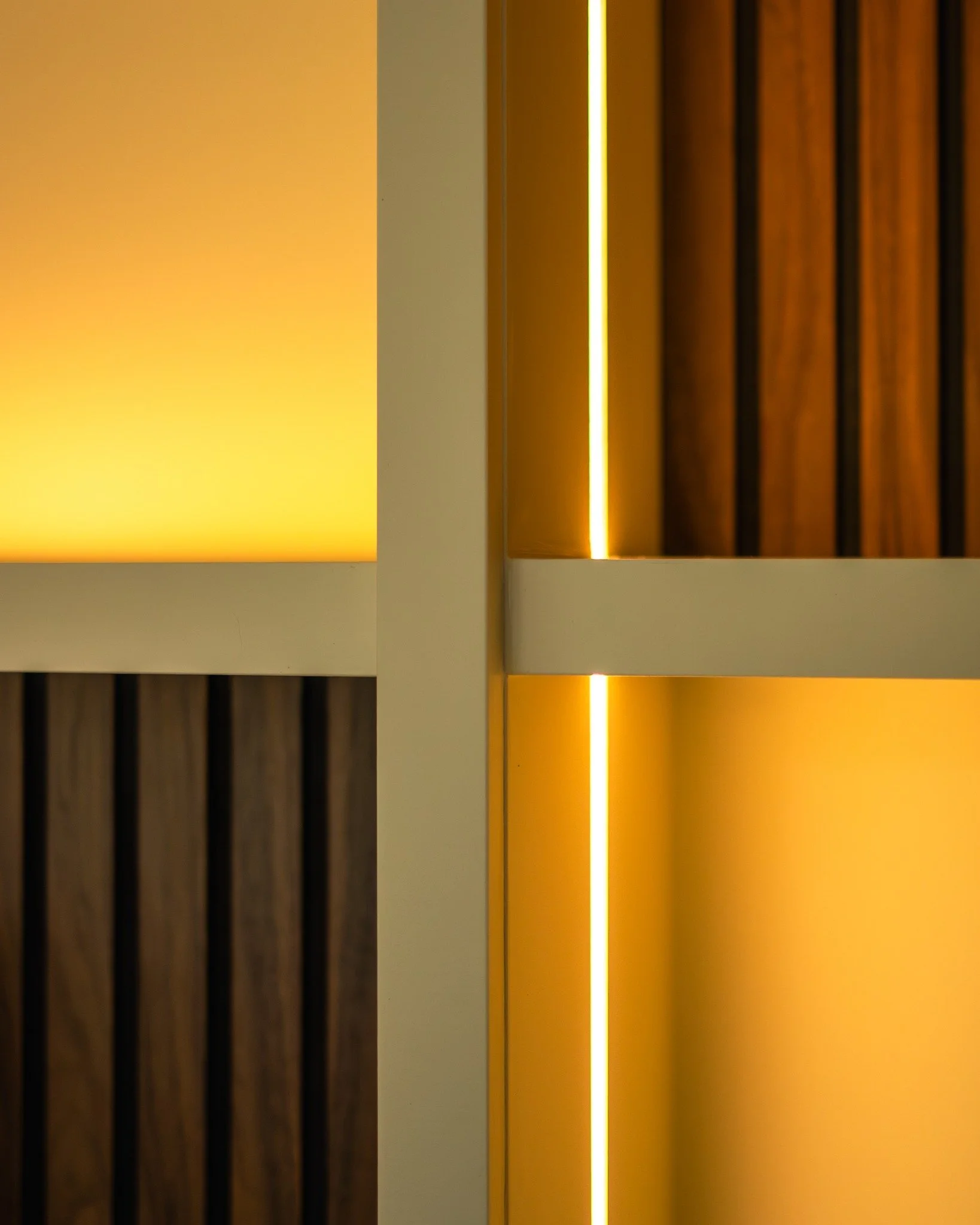 A little sneak peek at a recently completed project 

We love how this space has come together &mdash; from the clean lines to the warm, layered lighting, it&rsquo;s a great example of how the right details can really elevate a room. We were pleased 