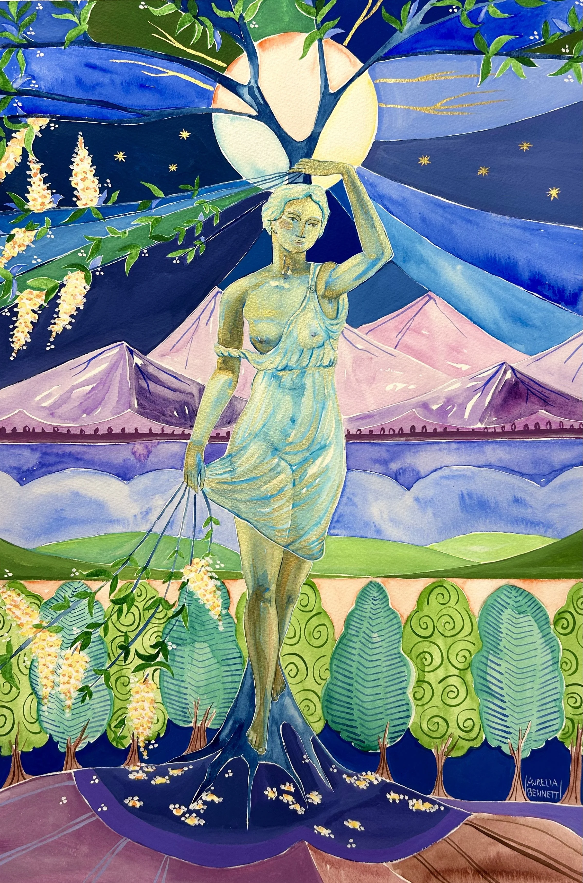 Daphne, (42 x 60cm)