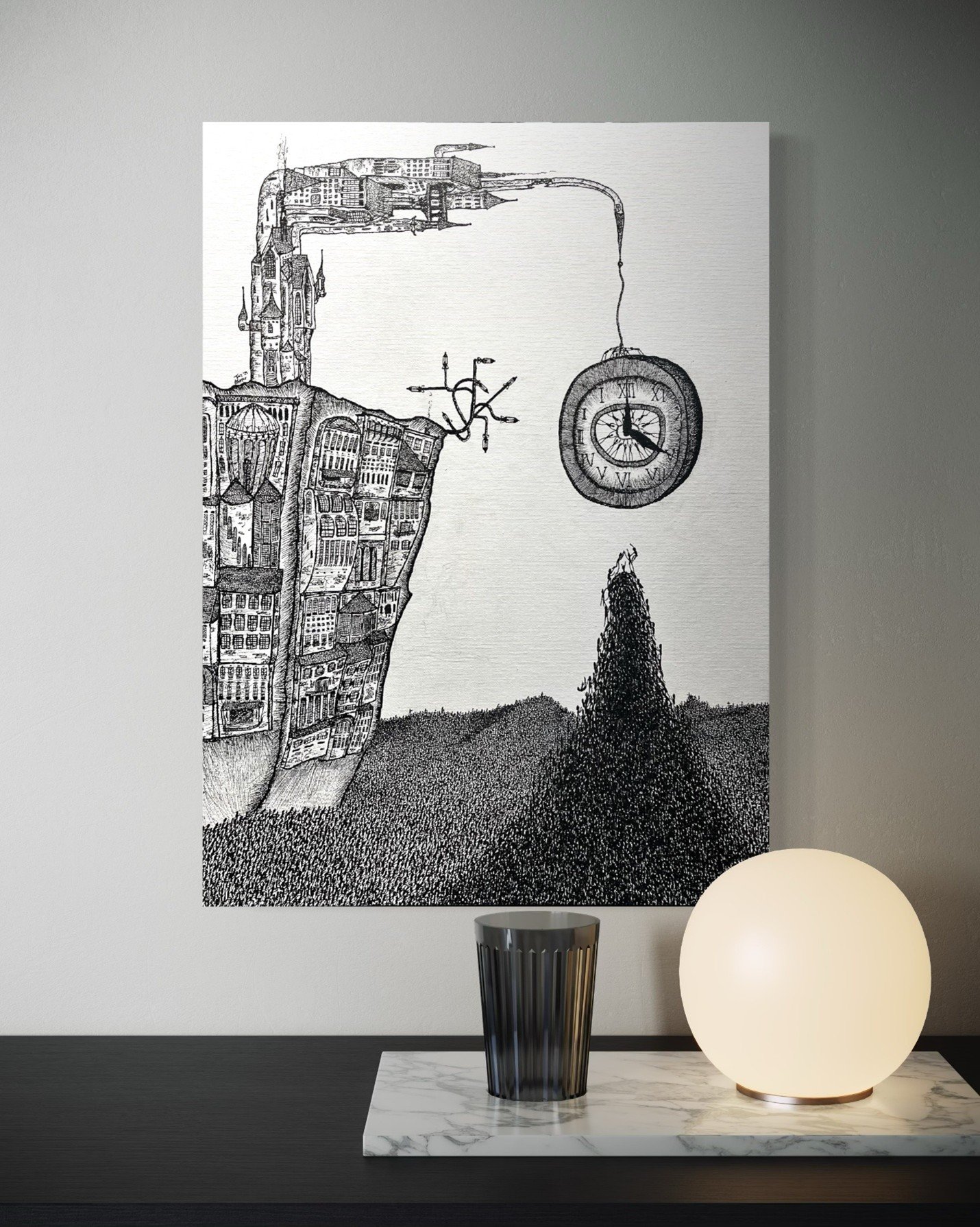 Illusion of Time - 24in x 20in - SOLD
