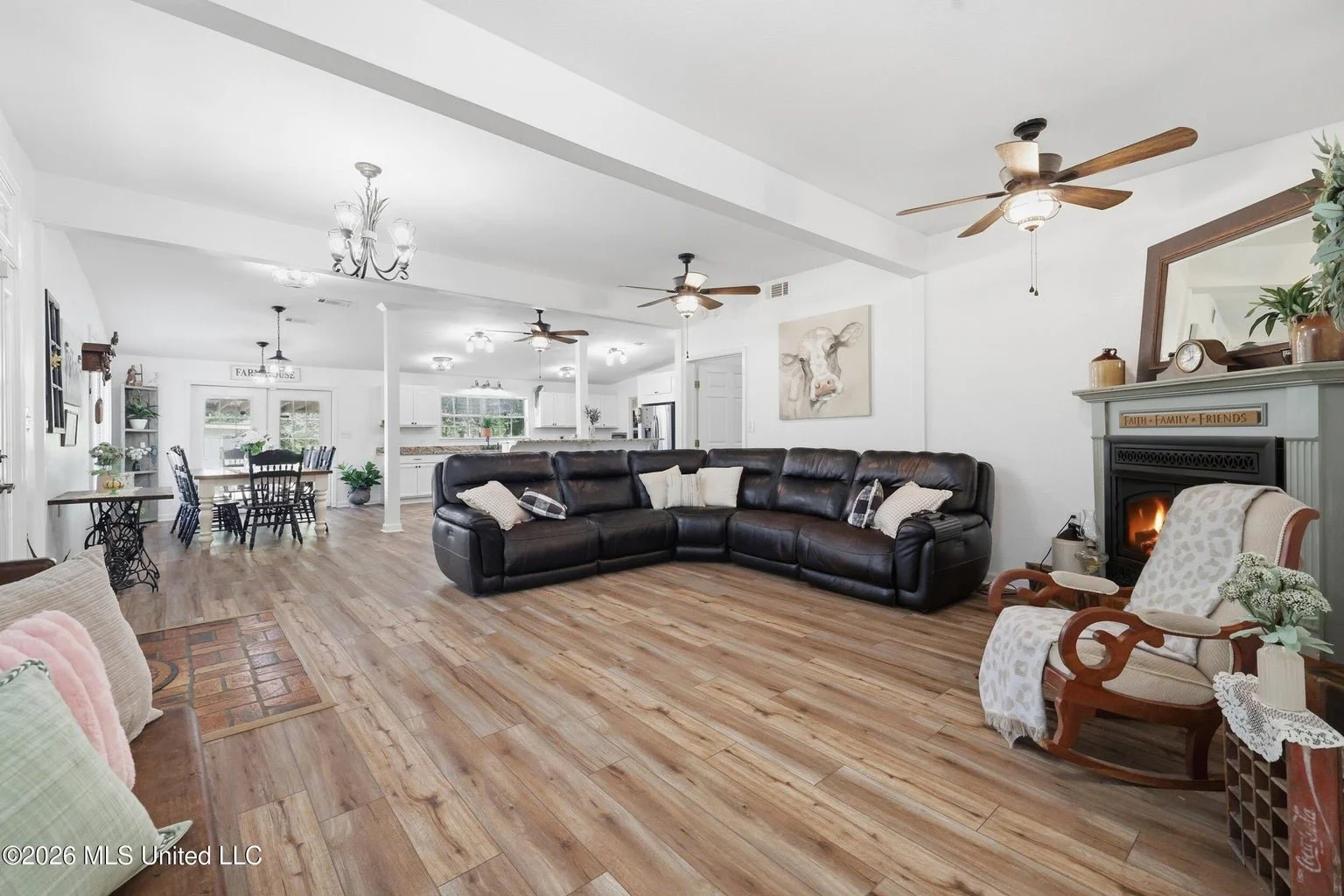 barndominium 26 acres in vancleave mississippi 7 bedrooms 6 bathrooms and 3719 square feet with 26.01 acres in jackson county mississippi with a separate living quarters upstairs and a 2 bedroo 1 bathroom cottage and stocked pond