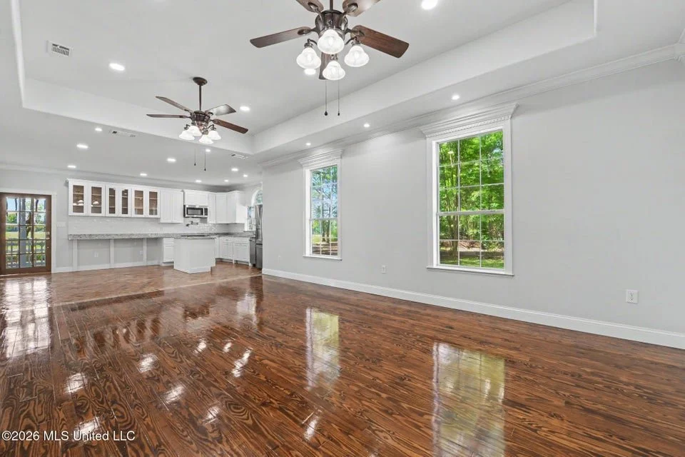 southern farmhouse that looks like a white castle in george county ms that was newly remodeled