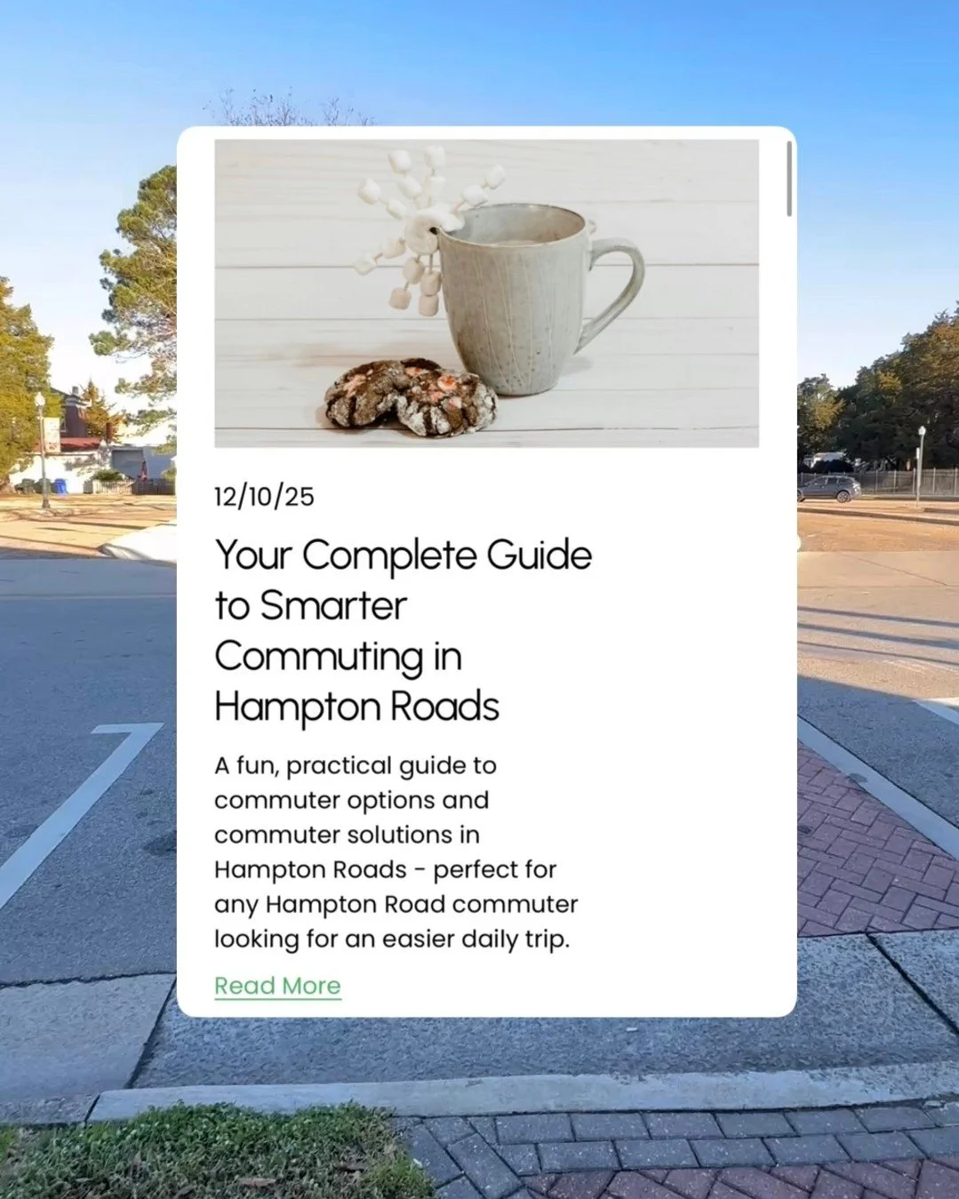 A smarter commute starts with goCommute! 🚗💨

We guide commuters in Hampton Roads through carpooling, vanpooling, taking transit, biking, walking and even teleworking. 

We work with employers, too. Ask us about all the benefits of a pro-commuter wo