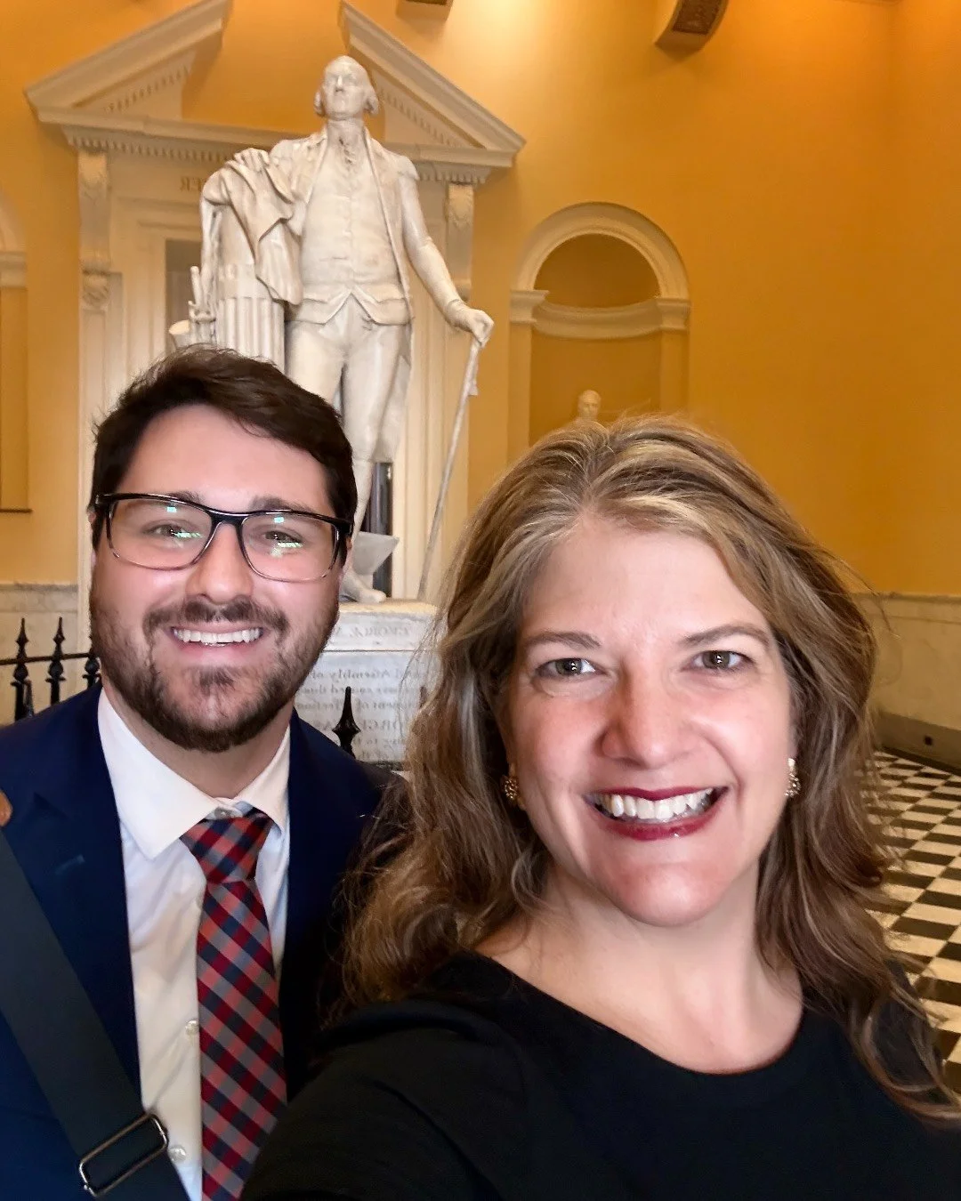 goCommute takes on the VA Capitol! 👏🏼 

Caleb, our Military Outreach Liaison does double-duty on Hampton Roads Transit's Government Relations team. He's in Richmond through the legislative session! 

Amy, our Executive Director, visited today as pa