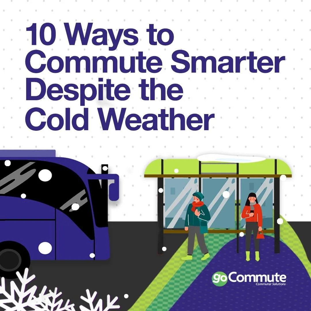 Try these hacks during your winter weather commute 👇

❄️ Ride public transit
❄️ Bundle up in easy-to-remove layers
❄️ Download the ConnectingVA app to connect with other commuters (for free!)
❄️ Add cat litter, extra gloves, and jumper cables to you