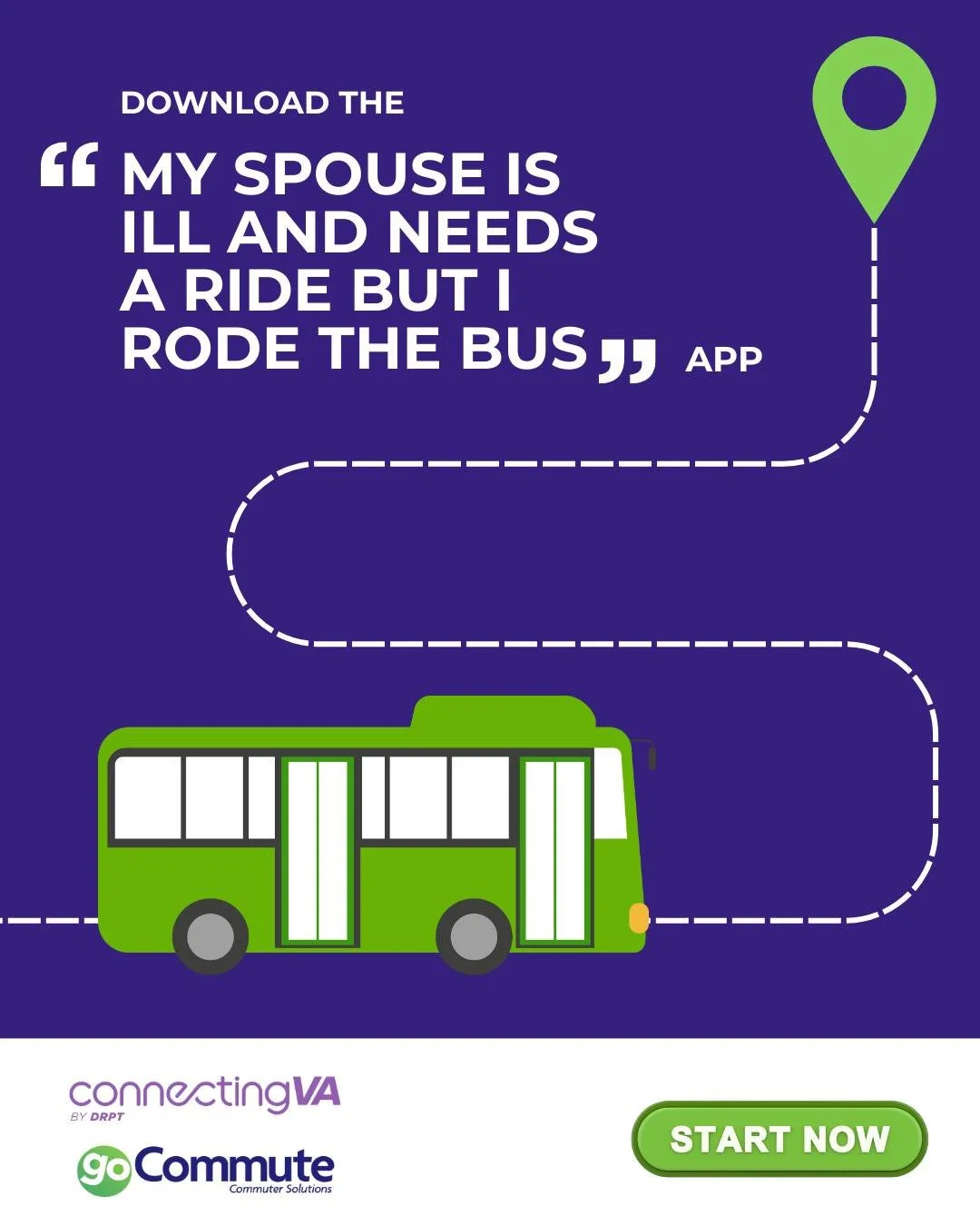 Choosing between a possible emergency and commuting smarter doesn't have to be difficult. With goCommute and the ConnectingVA app, you get access to the Ride Home Rewards program, where you can get a ride back to your starting point - on us! 🚗💨

Do