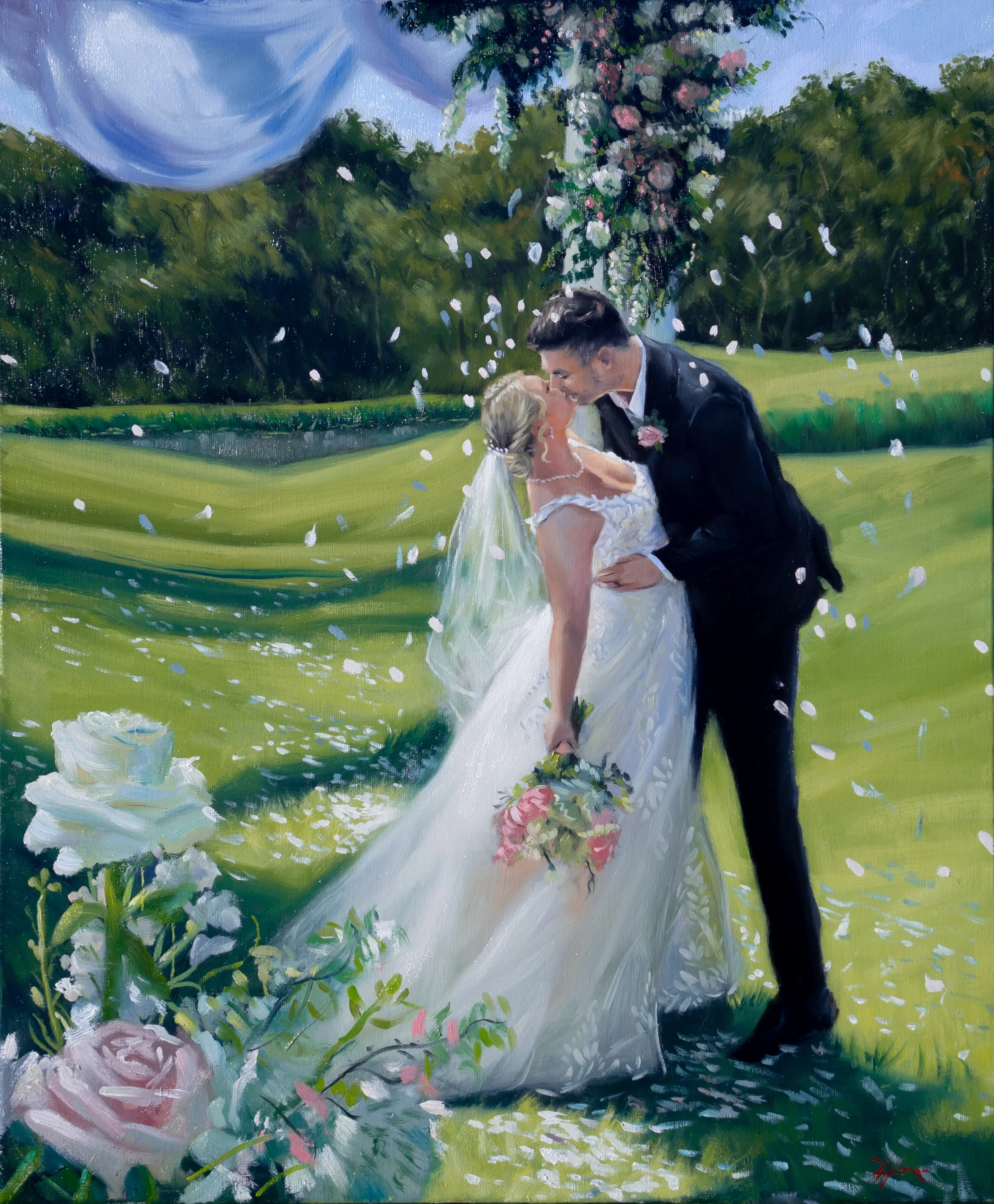 live wedding painting Australia’s Leading Live Wedding Painters Zac Hampson