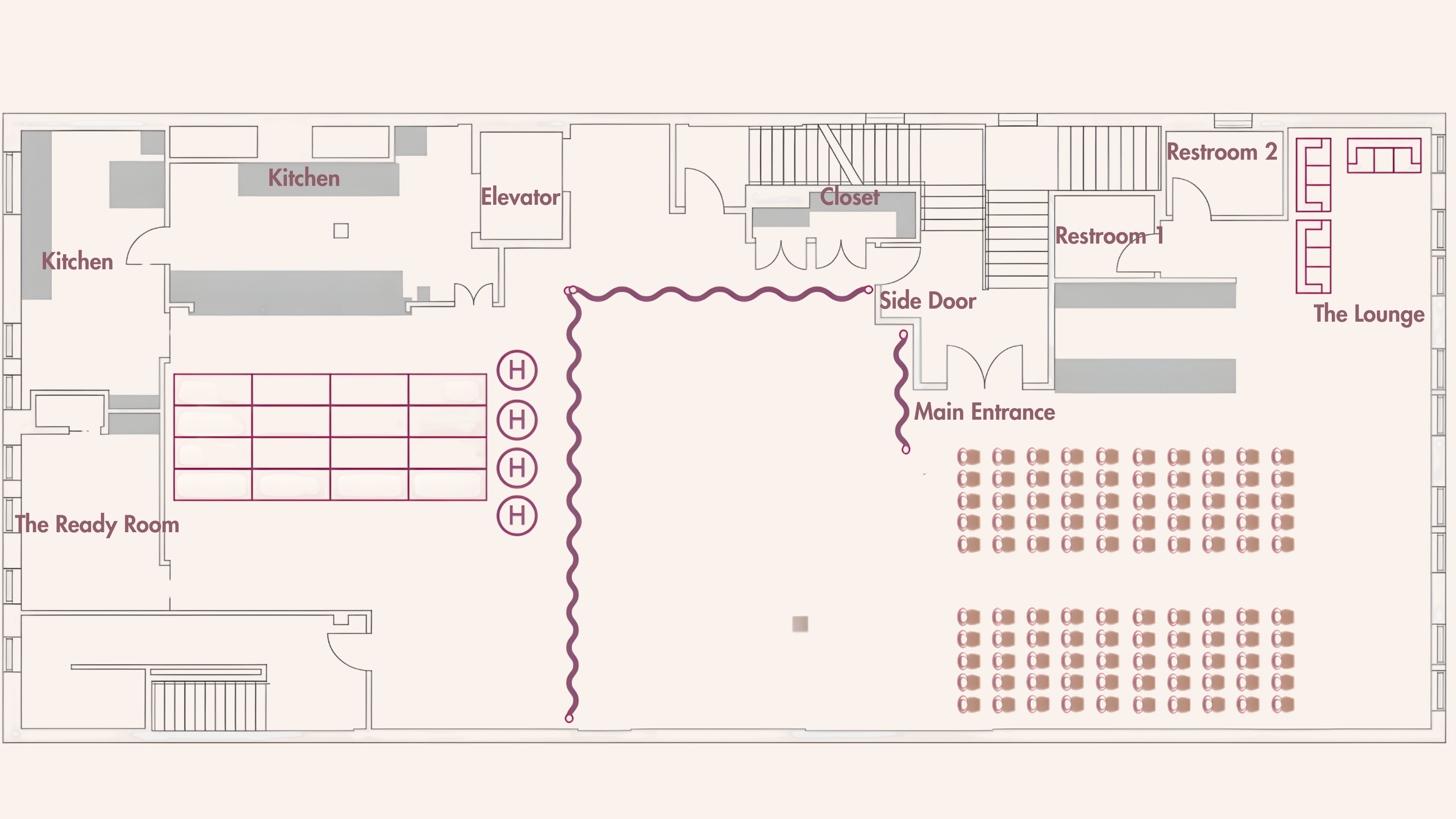 CEREMONY LAYOUT 2 | 100 GUESTS