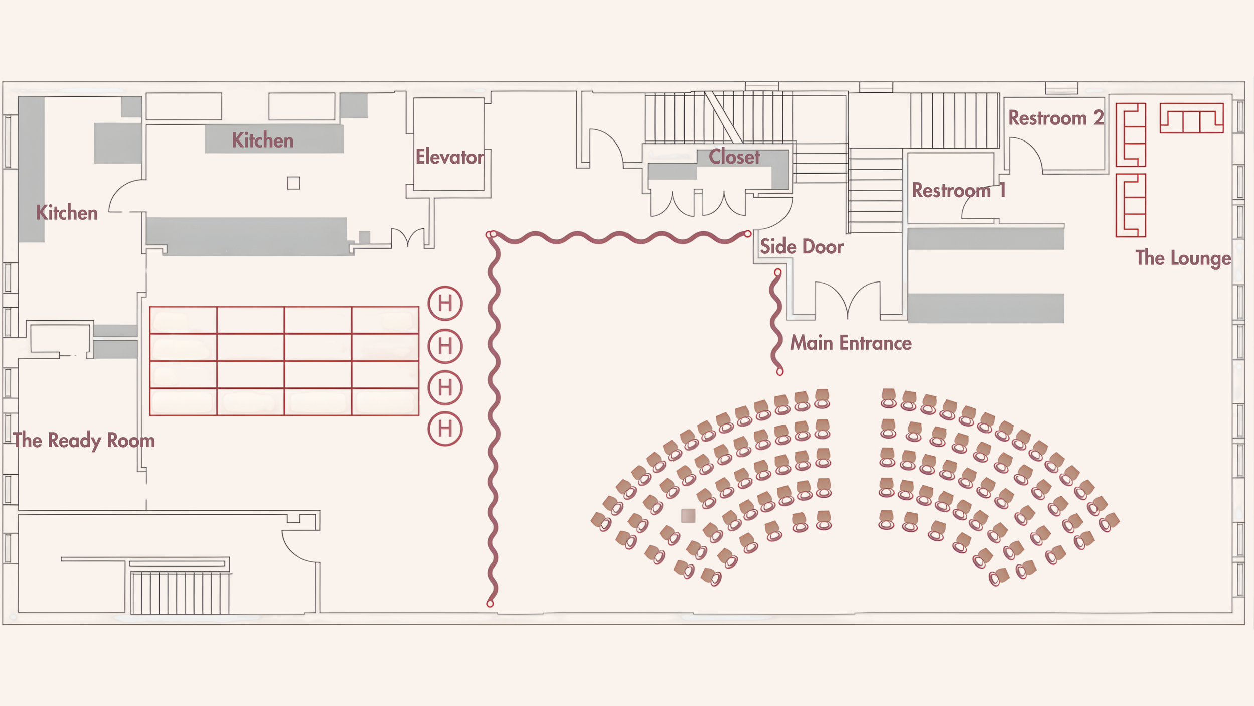 CEREMONY LAYOUT 1 | 100 GUESTS