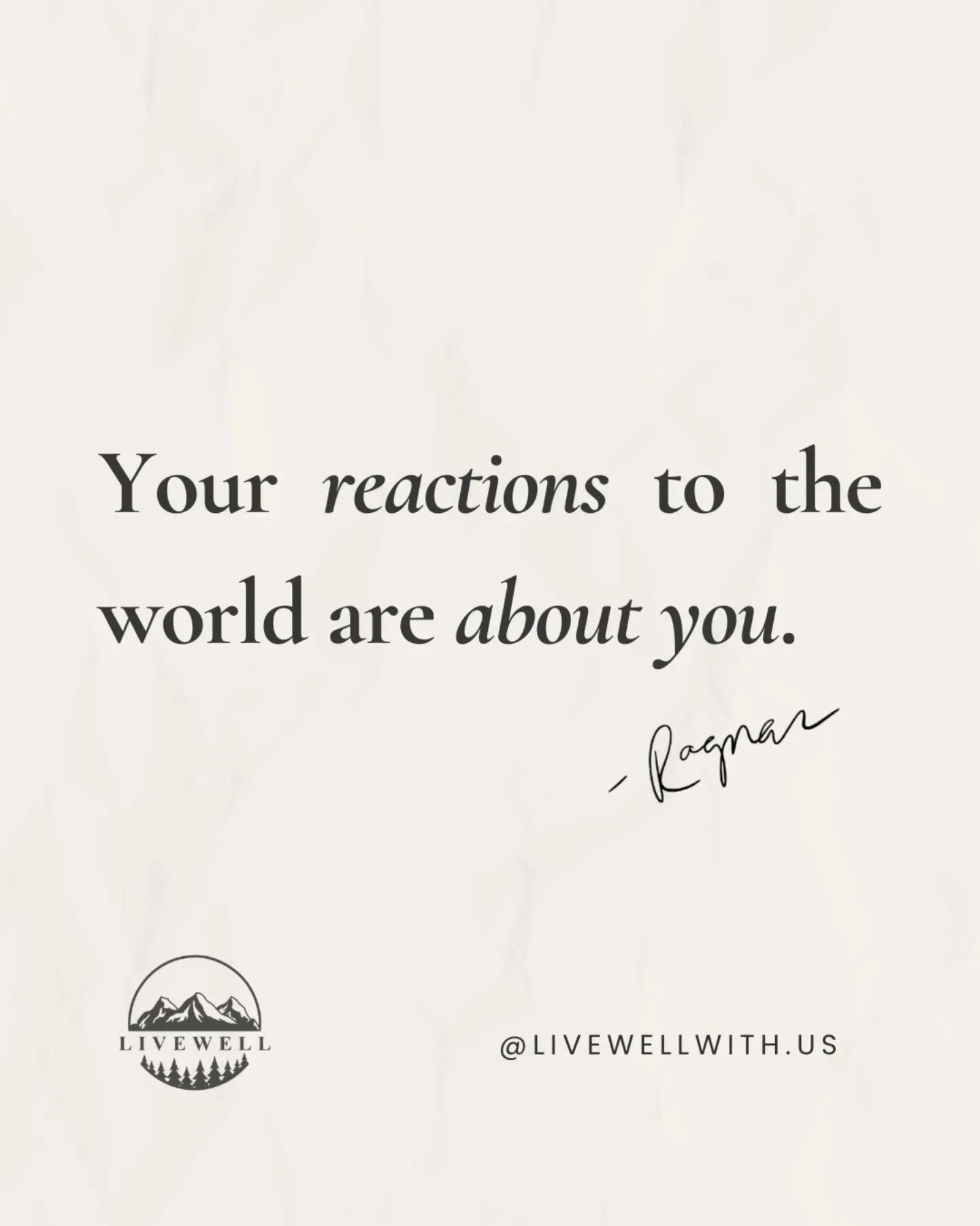Some people can just laugh things off.
While others get really upset.
It's easy to think it's all about what's happening to you.
But a lot of it comes down to how you react to it.
How you see the world,
How you feel, and
How you respond aren't ju