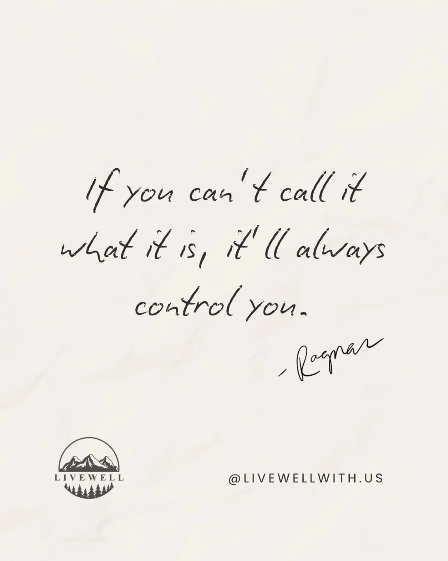 We can’t heal what we don’t face.
When we avoid the truth, it quietly runs the show.
Name it to tame it.
The moment you face it, you take back your power.
Clarity creates choice.
Choice creates change.
Change creates growth.
Sta