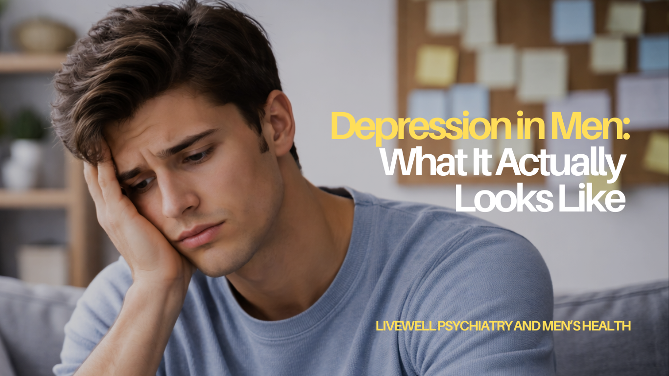 Depression in Men: What It Actually Looks Like (Hint: It’s Not Always Sadness)