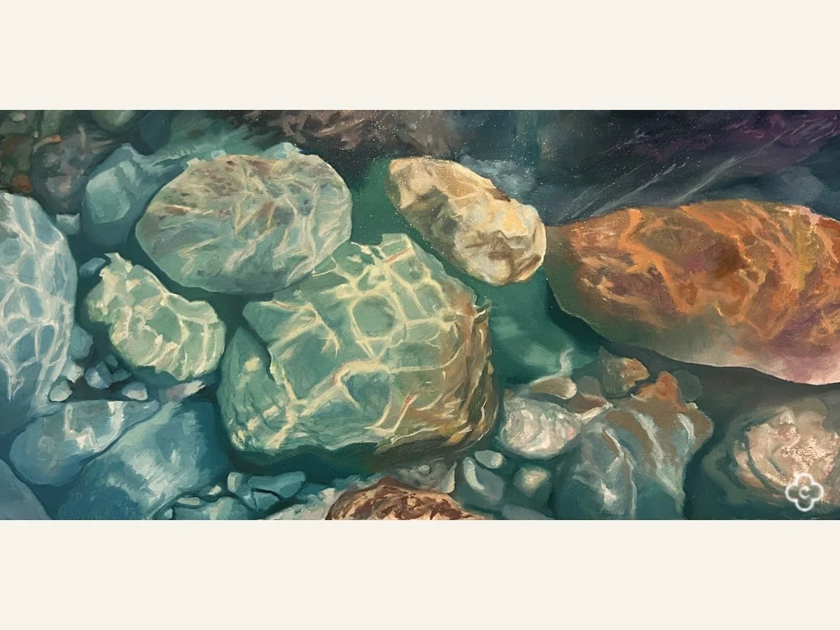 Under the Sea, " x " , Oil on Canvas
