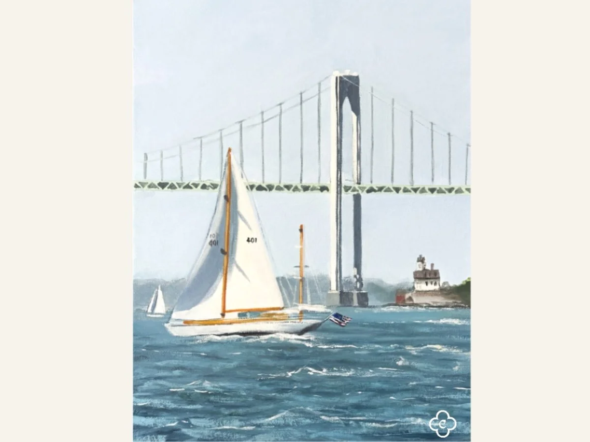 Sailing Pell Print