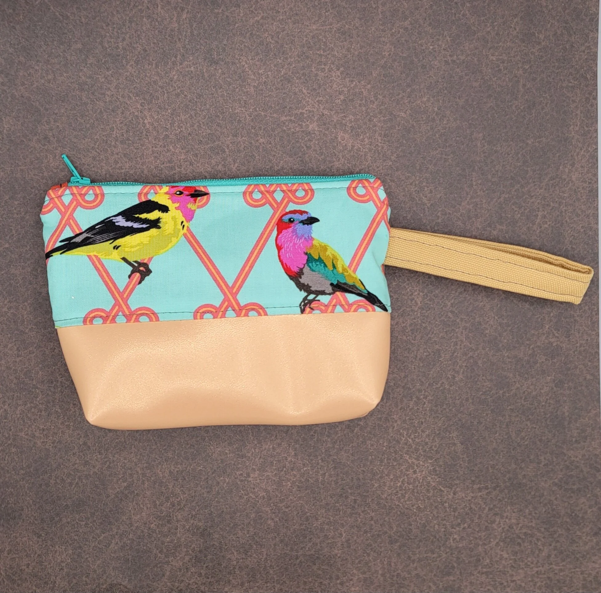 Zipper Bag, Small - Finch Dawn