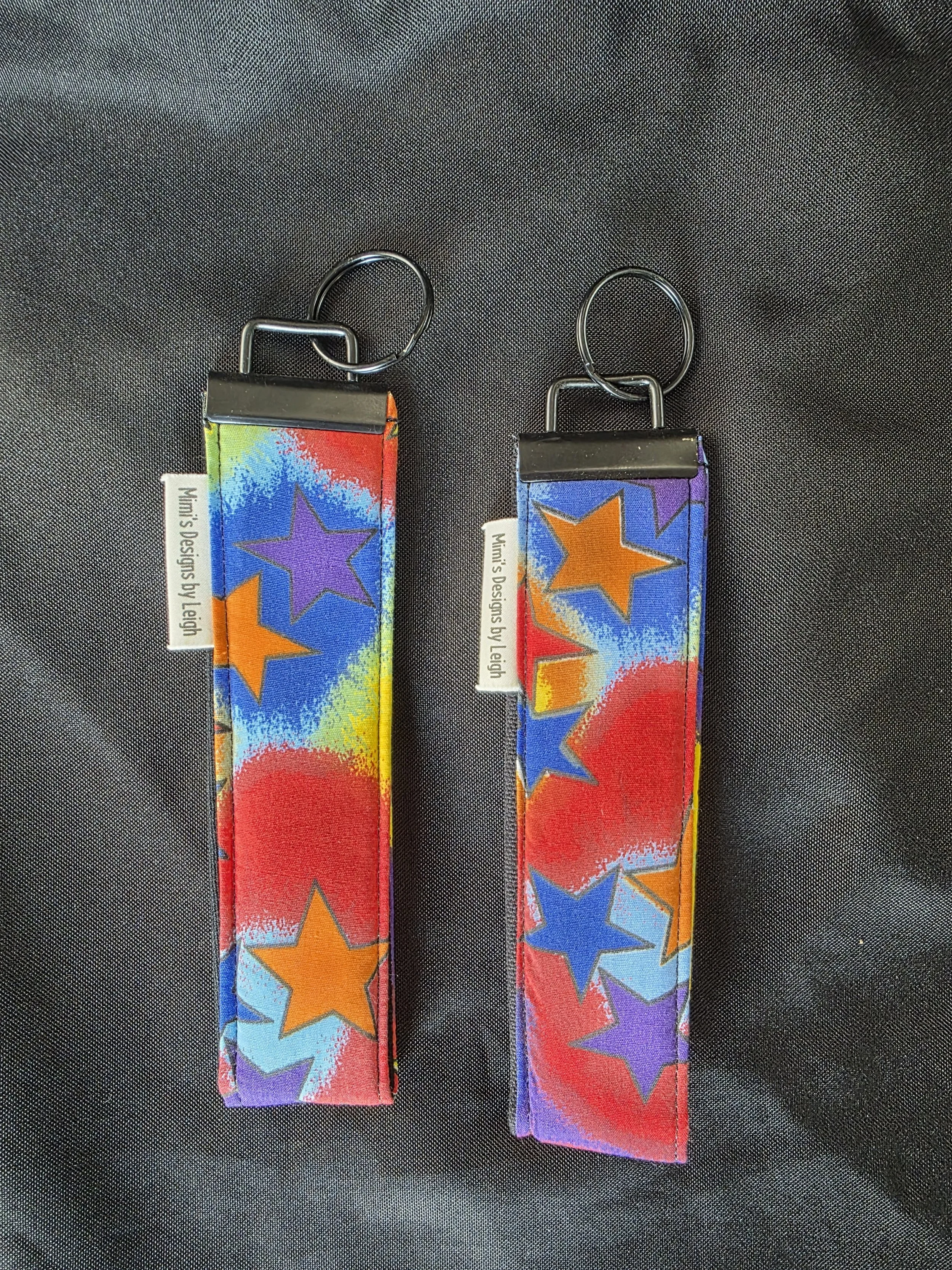 Key Fob - Colorful Stars