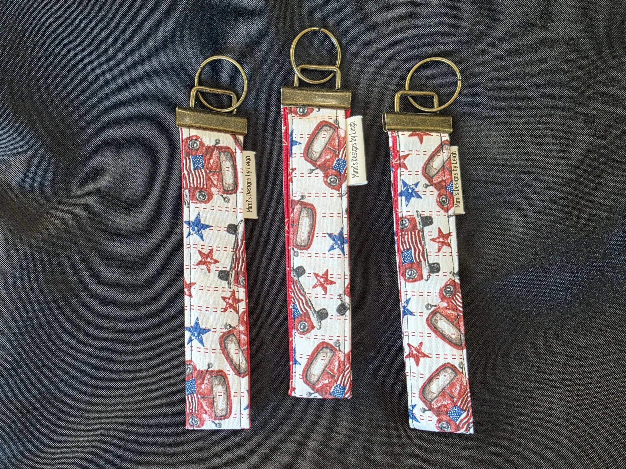 Key Fob  - Patriotic Truck