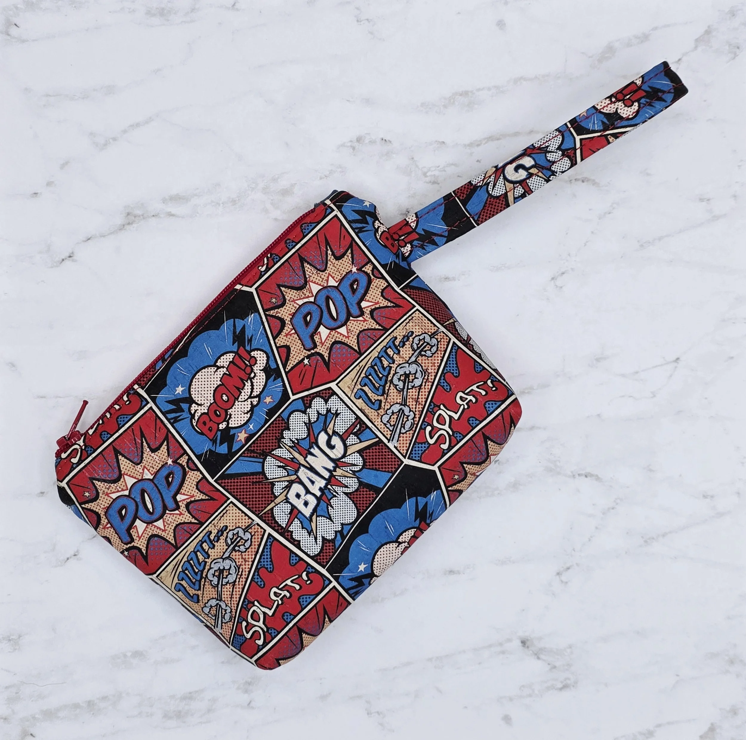 Zipper Bag, Small - Cork Comic Art Print