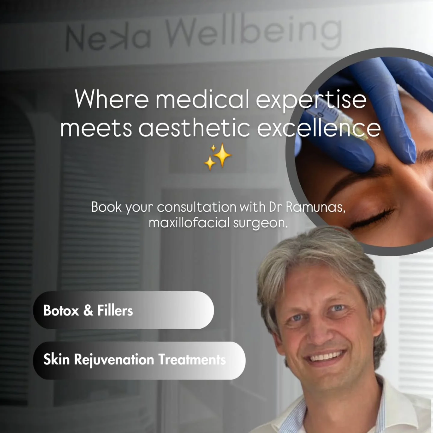 At Neka Wellbeing, Botox and dermal fillers are performed by maxillofacial surgeon Dr Ramunas Nekrasius, ensuring precision, safety, and natural-looking results.
#botox #fillers #sandgate #folkestone #facialaesthetics