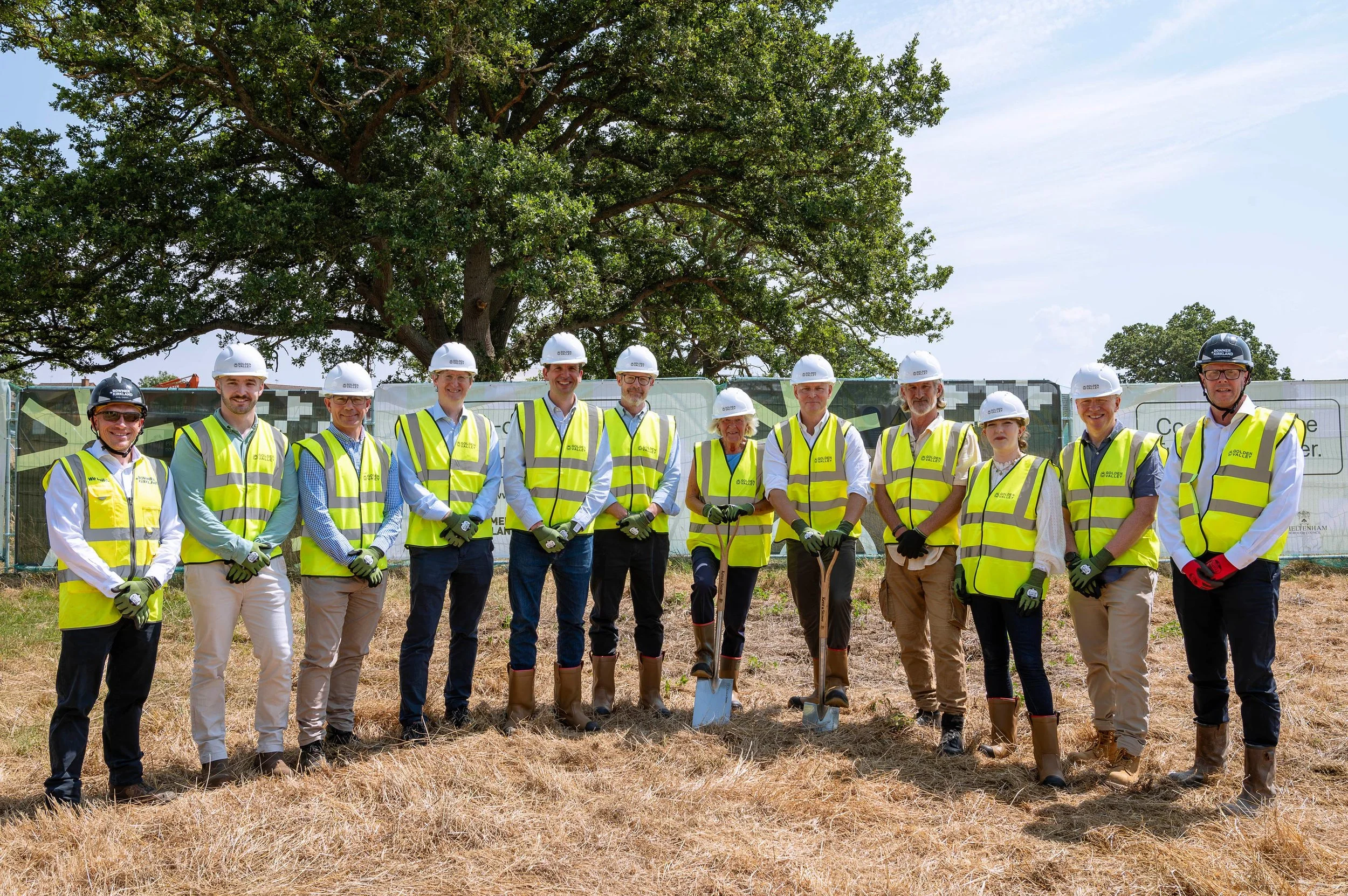 Spades in the ground at £1bn Golden Valley development in Cheltenham&nbsp;