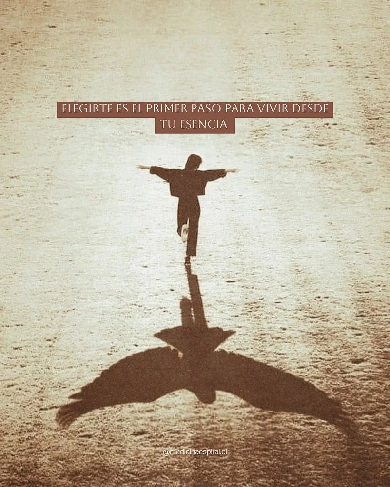 Despu&eacute;s de perderte varias veces 
Hay cosas que no se tranzan. 
No te encoges para caber
Despliegas tu luz sin miedo 
Porque ser tu misma es el mayor acto de rebeld&iacute;a y amor hacia tu alma y hacia los dem&aacute;s 🦅