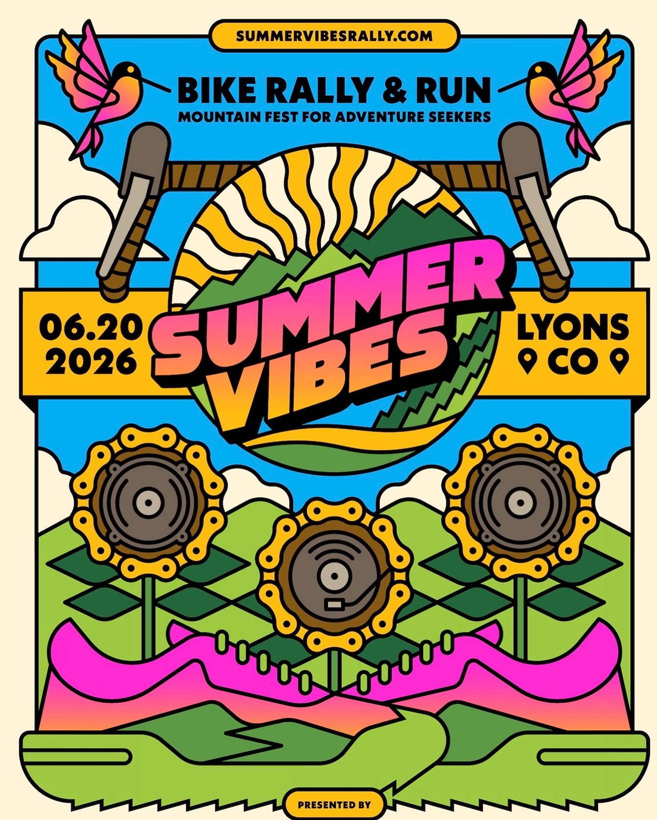 Registration for the June 20th @summervibesrally in Lyons, CO starts NOW! This is truly the best weekend of the summer, so rally your buds and register for&hellip;
🚵&zwj;♀️ Gravel and Road Bike adventures
🏃&zwj;♀️ Trail Running Races and Relays
💦 