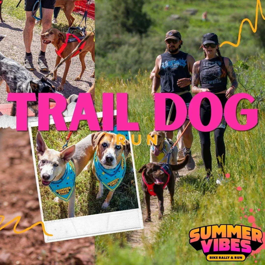 If our 5 Mile Run sounds like your kind of "fill your cup" vibe, but you prefer to tackle it with your 4-legged friend, then the @cemexusa Trail Dog Run is perfect for you! Designed for the pups, owners run free with their dog&rsquo;s regis