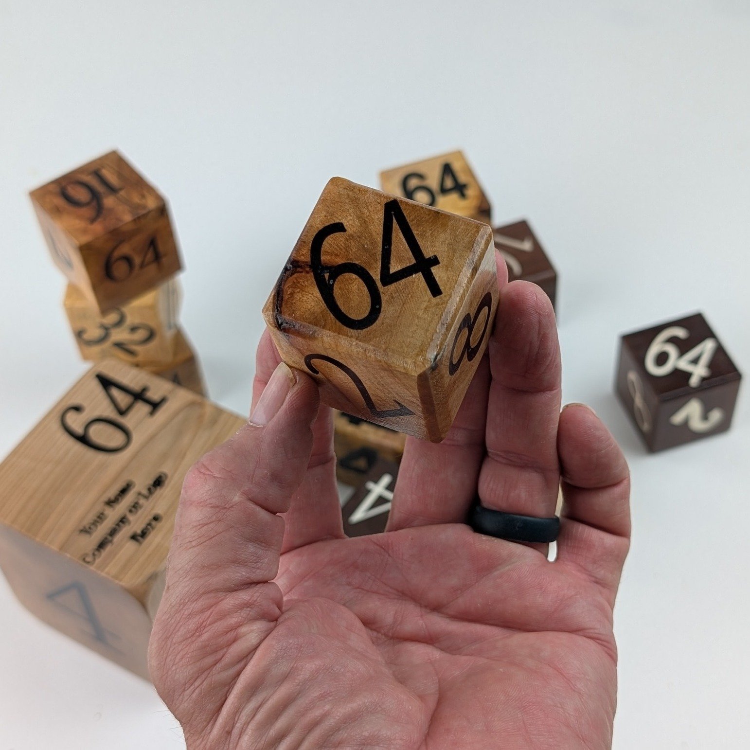 The evolution of the "Doubler". This 5000 +/- year old game went without this device until 1926 when it was introduced in Paris then migrated to New York.  Today...why not make a statement?  Reach out to us to get your own one-of-a-kind dou