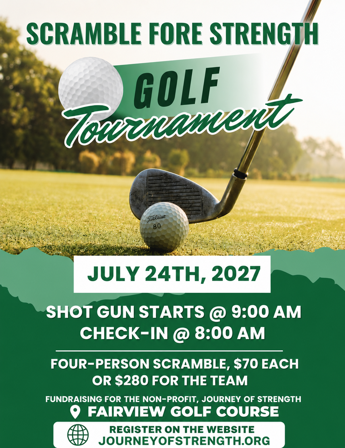 Scramble Fore Strength Golf Tournament