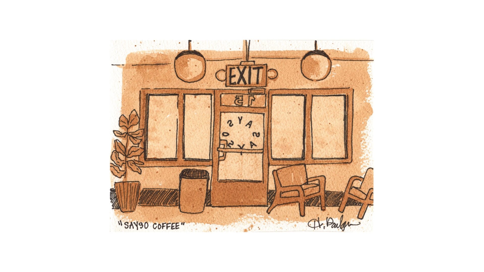 Coffee Simple Relax Desktop Wallpaper.png