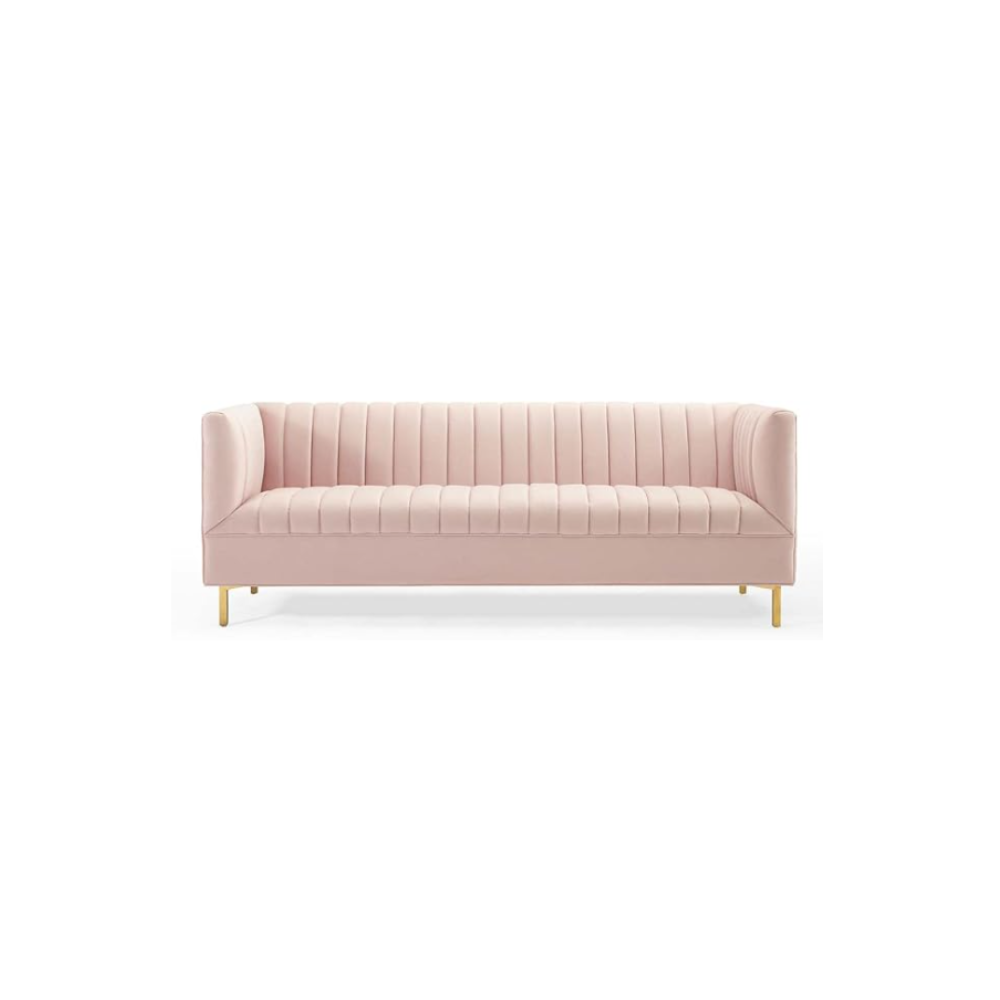 Blush Channel Sofa